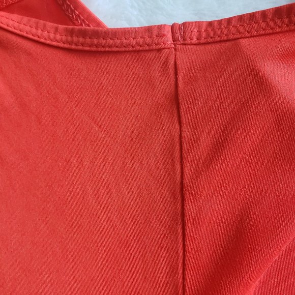 COLUMBIA V Neck Sleeveless Polyester Active Red Tank Top SZ L - Picture 17 of 17